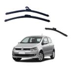 Kit Palheta Limpador Para-Brisa Vw Fox Crossfox 2003 À 2010