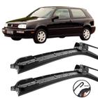 Kit Palhetas De Silicone Limpador Parabrisa 21" 19" Golf Mk3 93../98 