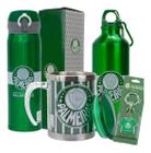 Kit Palmeiras 2 Garrafas + Caneca Termica Chaveiro De Metal