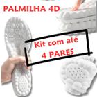 Kit Palmilha 4D Alívio De Dor Calcanhar Esporão Fascite