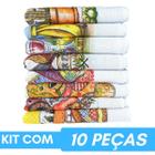 KIT Pano De Prato Bainha Estampas Sortidas - DRK