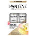 Kit pantene queratina shampoo 300ml + condicionador 150ml