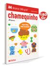 Kit Papel Chamequinho A4 Sulfite Desenho 180g Com 200Folhas