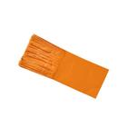 Kit Papel Seda Laranja p/ Embalar Bala De Coco 240 Unidades