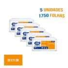 Kit Papel Toalha Interfolhado Folha Simples com 5 unidades Melhoramentos