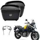 Kit Par Bau Lateral Givi E21N+Suporte Scam Spto363 Vstrom650