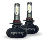 Kit Par De Lâmpada Ultra Led Ultraled Encaixe HB3 9005 6000k 10000 Lumens Efeito Xenon Importway