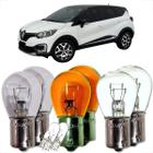 Kit par de lâmpadas traseira para lanterna e freio seta ré universal compatível com diversos carros