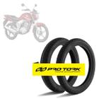 Kit Par De Pneus Moto Diant/ Tras Honda Titan 125 150 160 Pro Tork