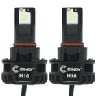 Kit Par Lâmpada Super Ultra Led Plus Automotiva Farol 12000 Lumens 6500K 12V 24V Carro Camin - Cinoy