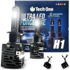 Kit Par Lâmpada Ultra Led Force One 8000K 4100Lm H1 TechOne