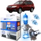 Kit par lâmpadas super branca conector h4 8500k shocklight + par leds pingo conector t10 universal