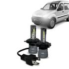 Kit Par Super Led Mini Rayx Kangoo 00 À 08 Farol Alto Baixo Milha