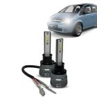 Kit Par Super Led Mini Rayx Meriva Farol Alto Baixo E Milha