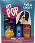 kit para Banho PET Completo com Shampoo Condicionador e Perfume Macho Pet Clean POP