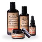 Kit para Barba - Shampoo + Balm + Óleo + Modelador Viking Terra