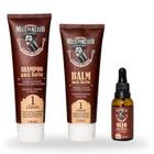 Kit para barba - Shampoo + Balm + Óleo - Muchacho Classic