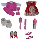 5 Roupinhas para bebê reborn menina tamanho RN - Duda Shop - Roupa de Boneca  - Magazine Luiza