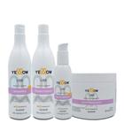 Kit para Cabelos Anti Frizz e Lisos Perfeitos - Yellow Liss 4 Produtos - Alfaparf