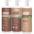 Kit Para Cabelos Crespo Power Apse Profissional 3X1000Ml