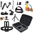 Kit Para Câmera de Ação Com 9 Peças Maleta Sport Cam