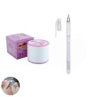 Kit Para Design Marcação Linha Vanity Caneta Gel Branca