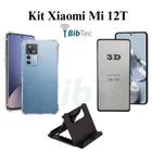 Kit para Mi 12 T Película 3D de Vidro Capa Suporte de Mesa para Xiaomi Mi 12 T