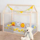 Kit Para Mini Cama Montessoriana Safari Savana Animais - Casa Pedro