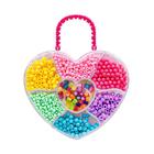 Kit Para Montar Bijuterias Miçangas Arco Íris/coração/diamante - Dm Toys