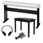 Kit para Piano - Estante Casio CS-46 + Pedal Sustain + Banqueta + Fone de Ouvido