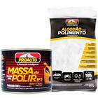 Kit Para Polimento Automotivo Massa De Polir E AlgodÃO