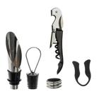 Kit Para Vinho Em Inox 4 Peças - Hauskraft