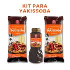 Kit Para Yakissoba 2 Macarrão 500g E 1 Molho 500ml Premium