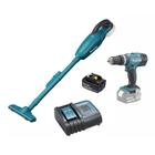 Kit Parafusadeira + Aspirador 18.0V Li 1 Bat DHP453+DCL (220V) - Makita