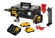 Kit Parafusadeira Drywall 20v + Nível Laser + Maleta Dewalt Cor Amarelo Bivolt Dewalt Dck246d2t-br