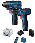 Kit Parafusadeira E Chave de Impacto Gsr120 + Gdr120 Com Maleta Bosch