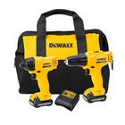 Kit Parafusadeira Furadeira 12v 2 Baterias Acessórios DeWalt