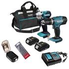 Kit Parafusadeiras Impcto Dlx2336syx 18v Makita + kit brocas