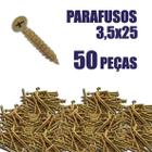 Kit Parafuso Chipboard Para Madeira 35X25Mm - 50 Peças