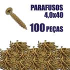 Kit Parafuso Chipboard Para Madeira 40X40Mm 100 Peças