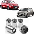 Kit Parafuso Porca Antifurto 6CRA Roda Hyundai Hb20 Todos