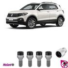 Kit Parafuso Trava Antifurto Roda Vw T-Cross Original Preto