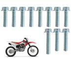 Kit parafusos tampa motor lateral direita CRF230F 2007 a 2020 CRF230 Nacional Honda