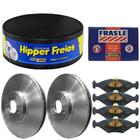 Kit Pastilha Disco Fiesta 1.6 8v 2002 a 2009 Dianteiro Teves Frasle