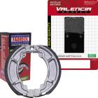 Kit Pastilha + Lona Freio Cg Titan 125 Es 2000 a 2003/ Cg Titan-Sport 150 2004 a 2008 Valencia Brakes/Fabreck