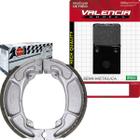 Kit Pastilha + Lona Freio Cg Titan 125 Es 2000 a 2003/ Cg Titan-Sport 150 2004 a 2008 Valencia Brakes/Fischer