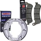 Kit Pastilha + Lona Freio Pcx 150 Cbs 2019 a 2023 Fischer/Fabreck