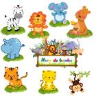 Kit Patch Aplique Termocolante  safari I Carol Art c/ 10 un