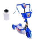 Kit Patinete Infantil Dm Toys Cestinha Corrida + Squeeze