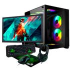 Kit PC Gamer i7-10700F, 16GB RAM, SSD 480GB, RTX 3060 12GB, H510M, Fonte 700W, Monitor 19", Kit Gamer, Blackbox